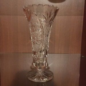 8" Crystal Vase